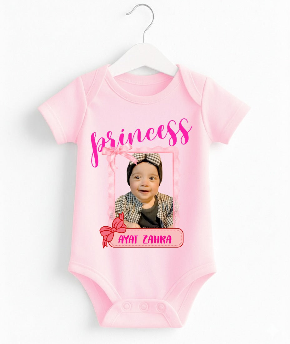 Custom Name And Pic Baby Romper