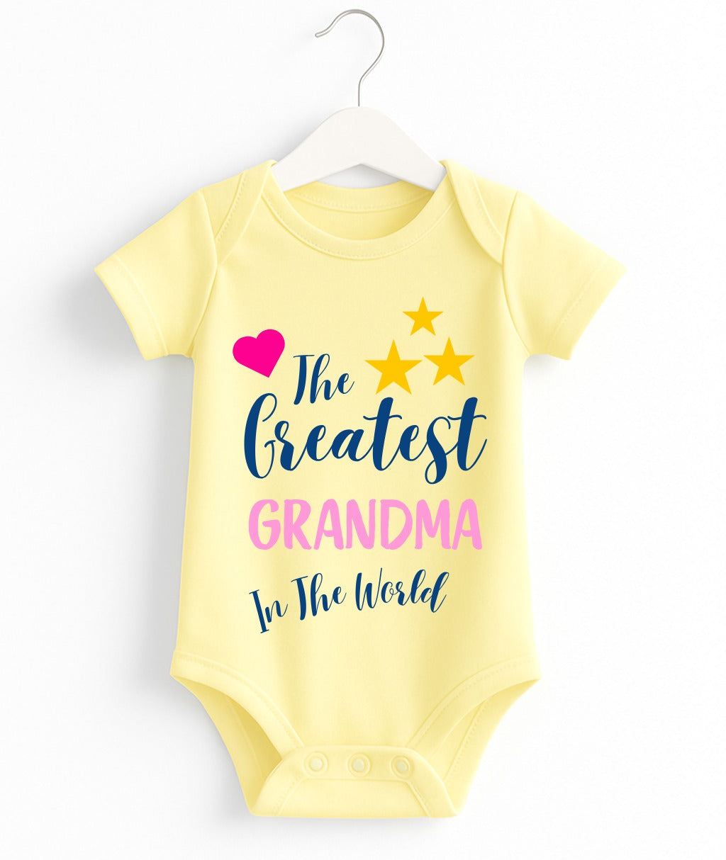 The Greatest Grandma In The World Baby Romper