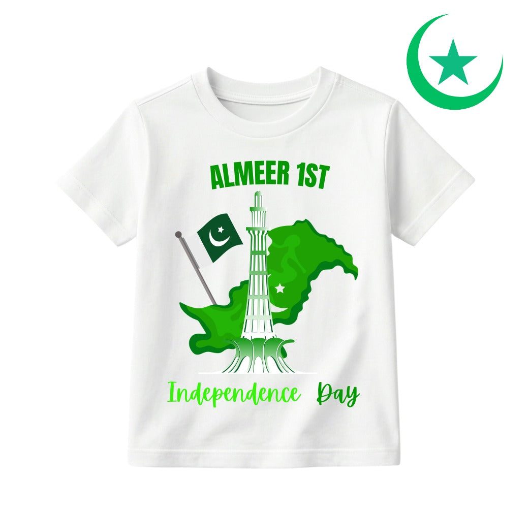 Custom Name 14 August T- Shirt