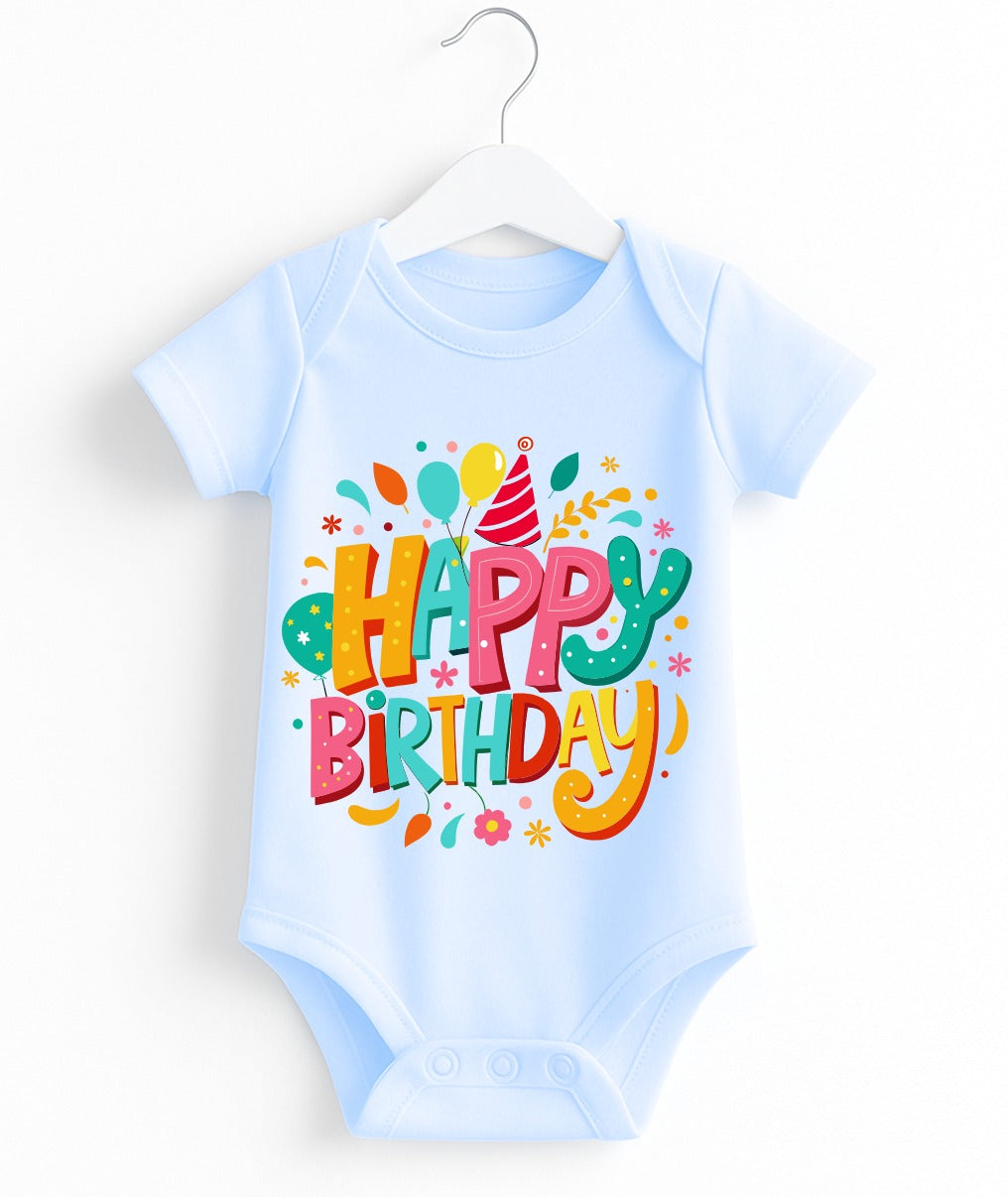 Customize Birthday Baby Romper