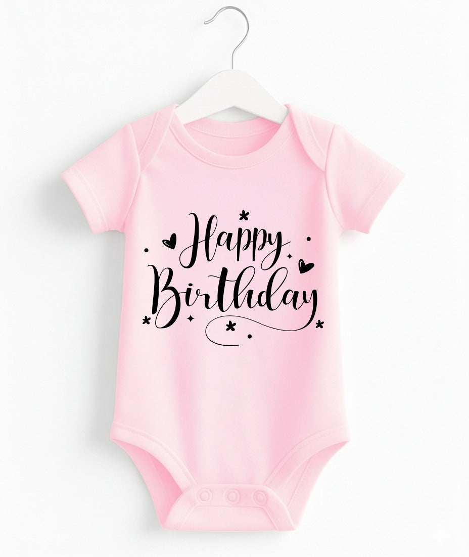 Customize Birthday Baby Romper