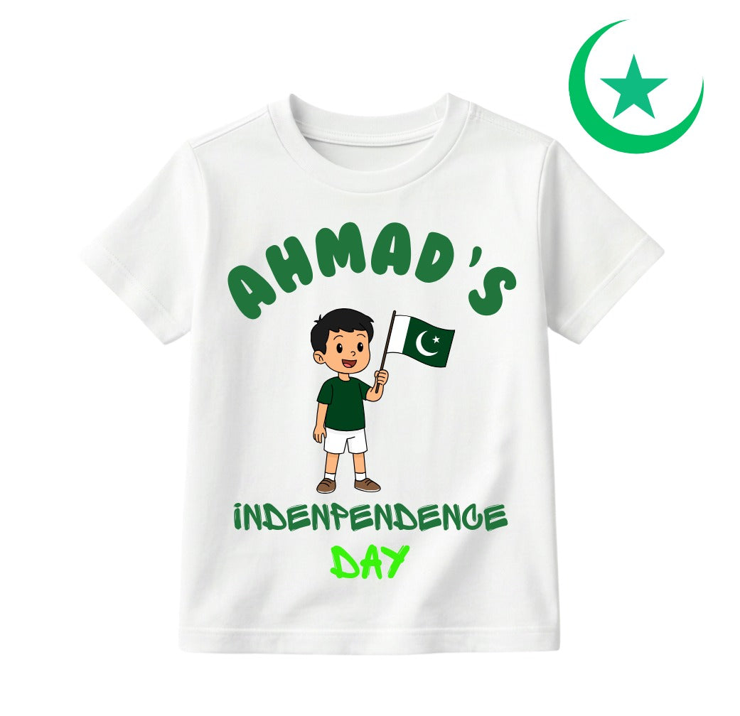 Custom Name 14 August T- Shirt