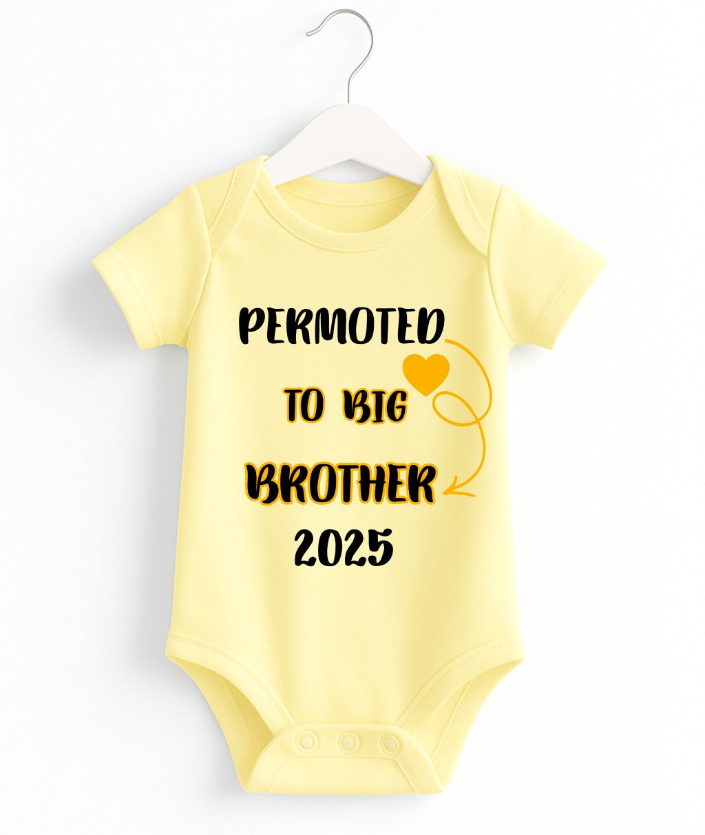 Permoted To Big Brother Baby Romper