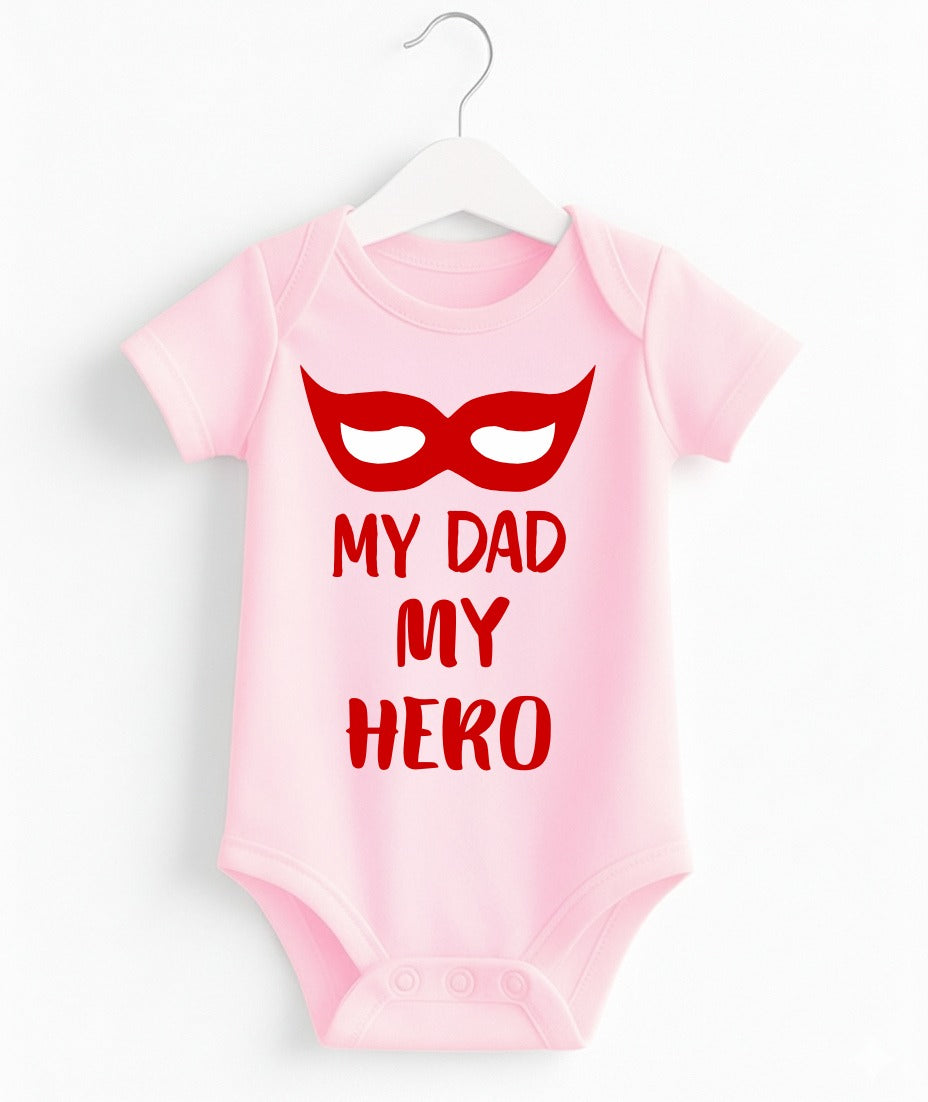 My Dad My Hero Customize Baby Romper