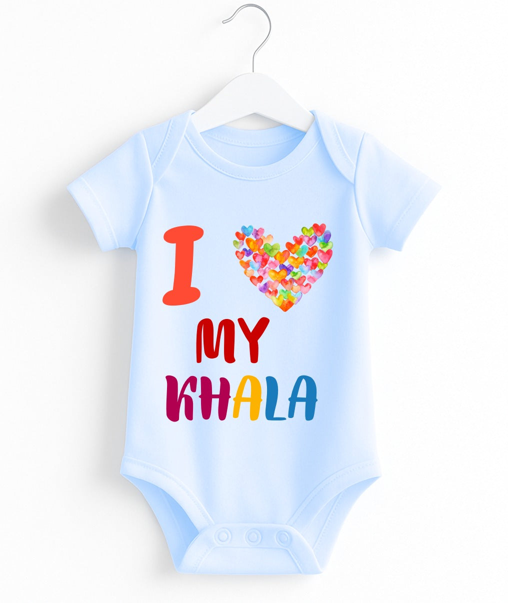 I Love My Khala Customize Baby Romper