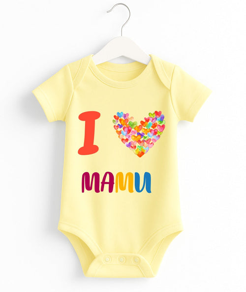 I Love Mamu Customize Baby Romper