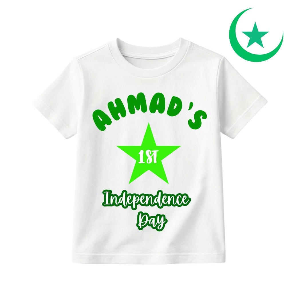 Custom Name 14 August T- Shirt