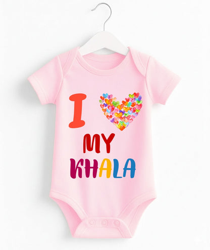 I Love My Khala Customize Baby Romper