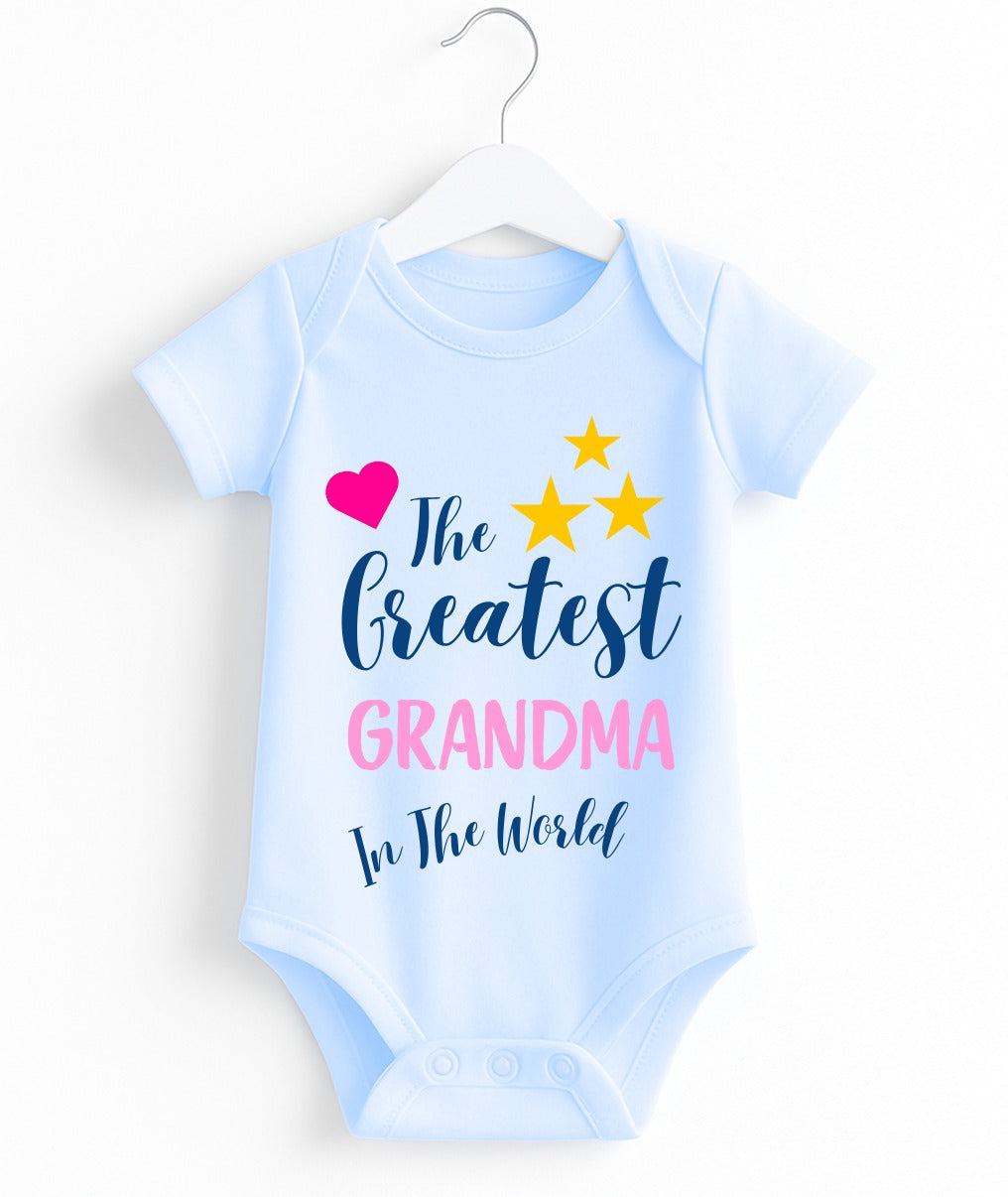 The Greatest Grandma In The World Baby Romper