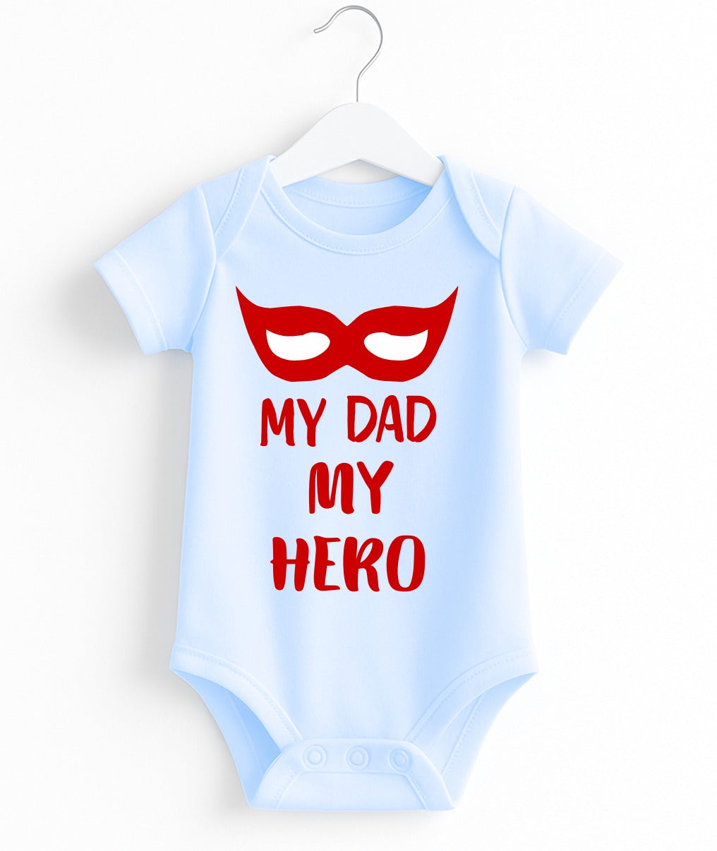 My Dad My Hero Customize Baby Romper