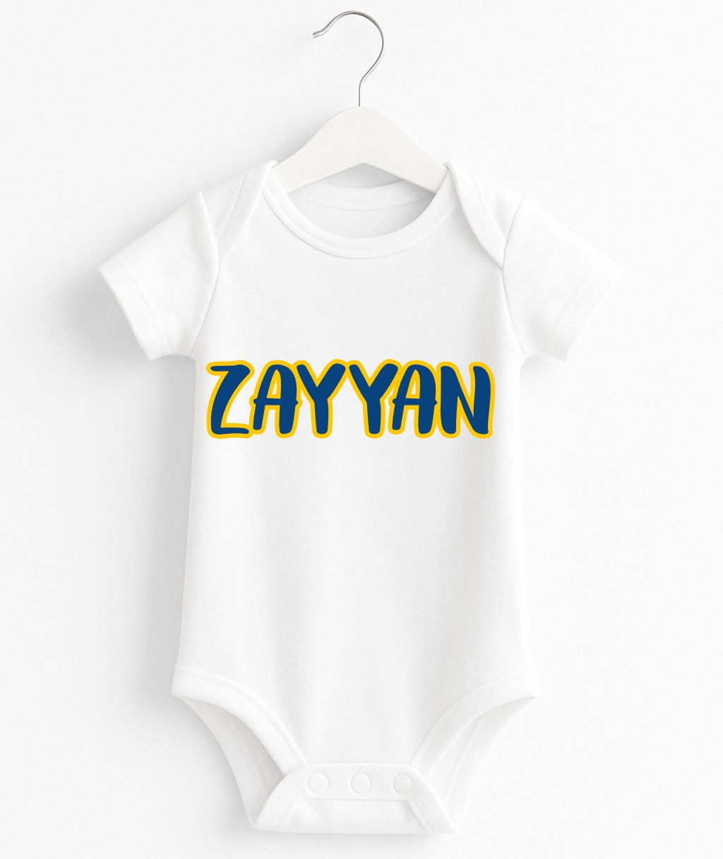 Customize Name Baby Romper