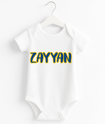 Customize Name Baby Romper