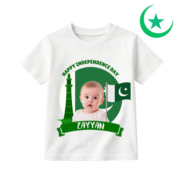Custom Name And Picture 14 August T- Shirt