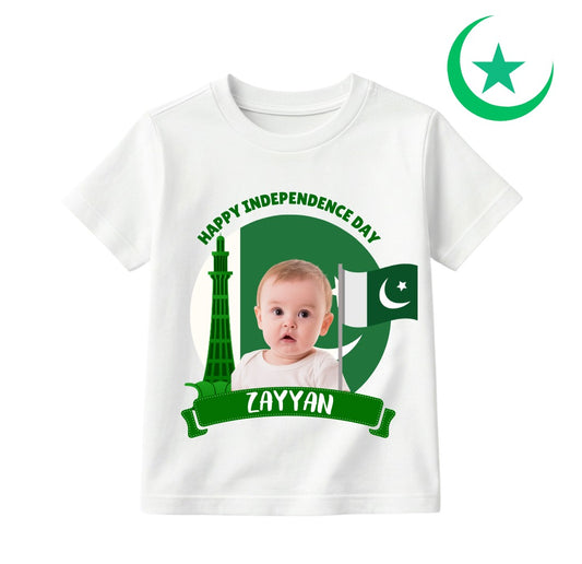 Custom Name And Picture 14 August T- Shirt