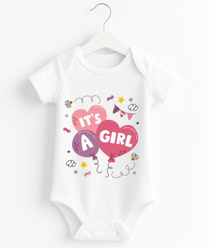 It's A Girl | Customize Baby Romper