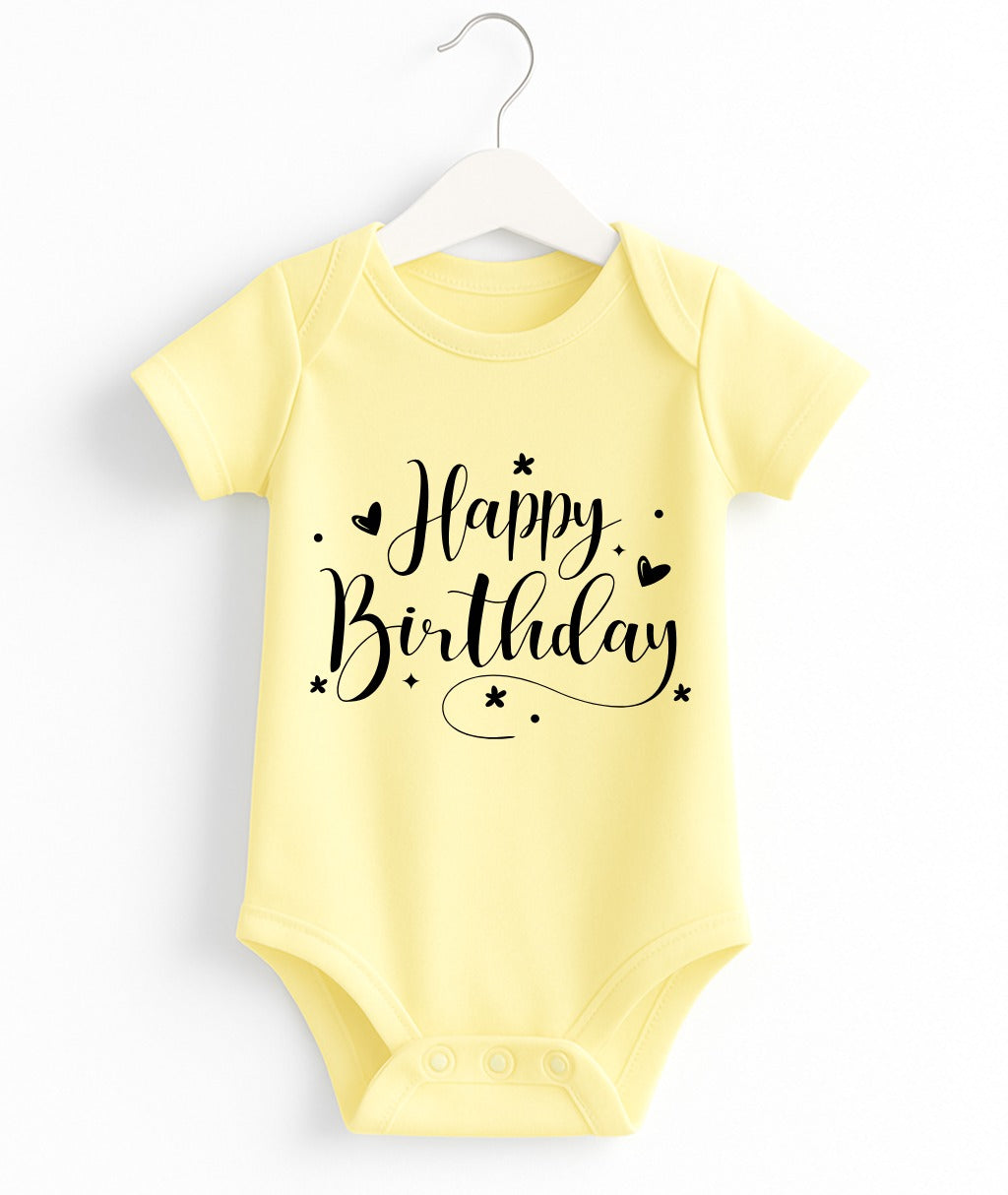 Customize Birthday Baby Romper