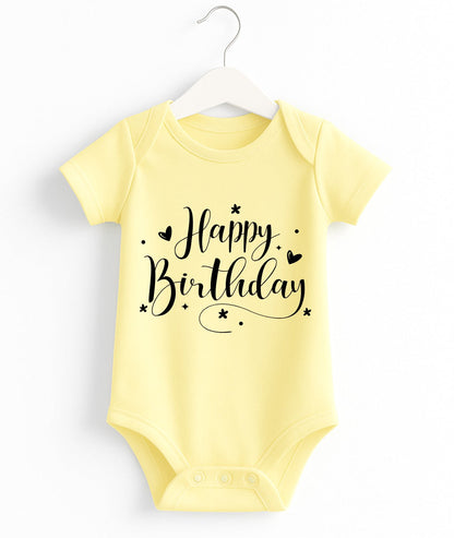 Customize Birthday Baby Romper