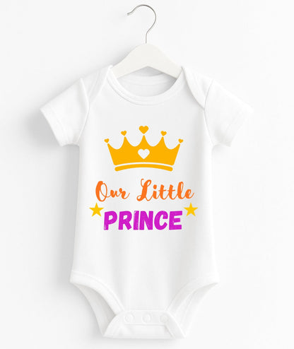 Our Little Prince Baby Boy Romper