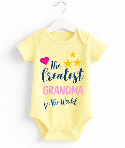 The Greatest Grandma In The World Baby Romper