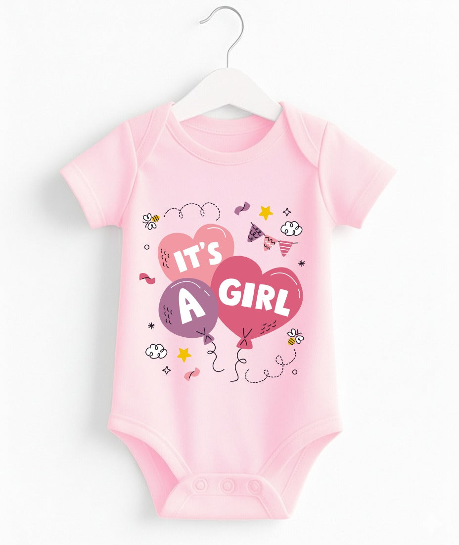 It's A Girl | Customize Baby Romper