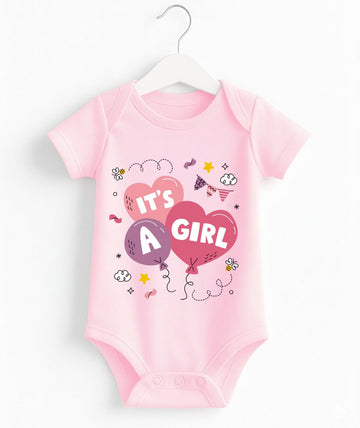 It's A Girl | Customize Baby Romper