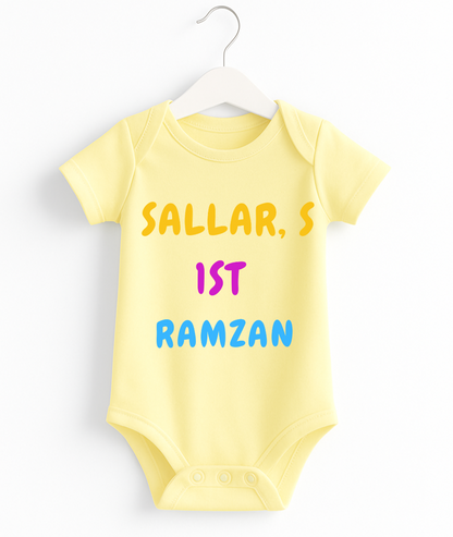 Customize  Name 1st Ramadan Romper