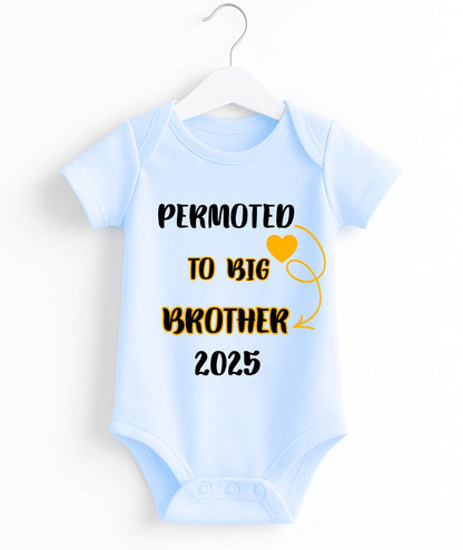 Permoted To Big Brother Baby Romper