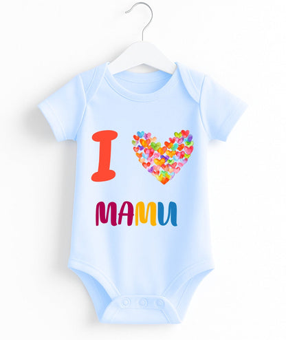 I Love Mamu Customize Baby Romper