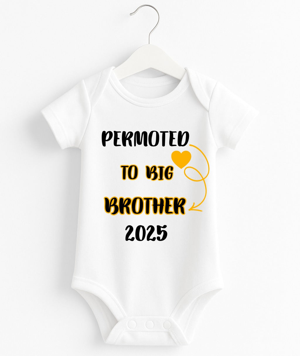 Permoted To Big Brother Baby Romper