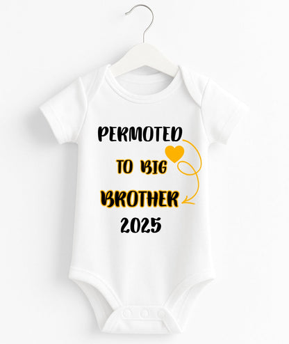 Permoted To Big Brother Baby Romper