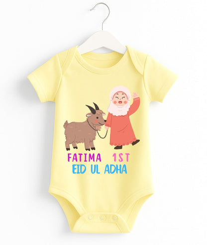 Custom Name 1st Eid UL Adha Romper