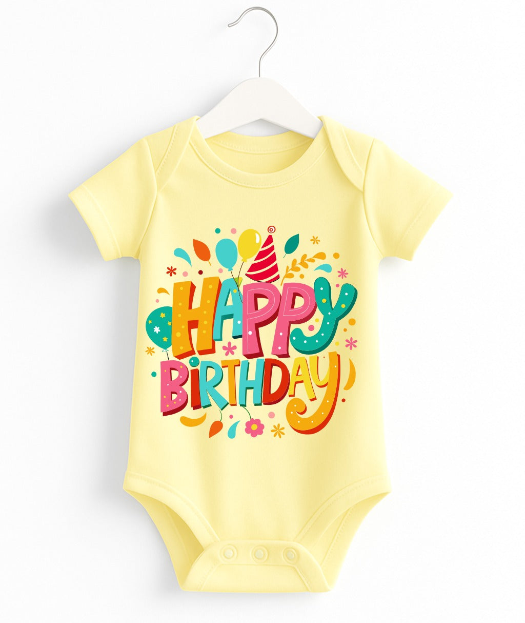 Customize Birthday Baby Romper