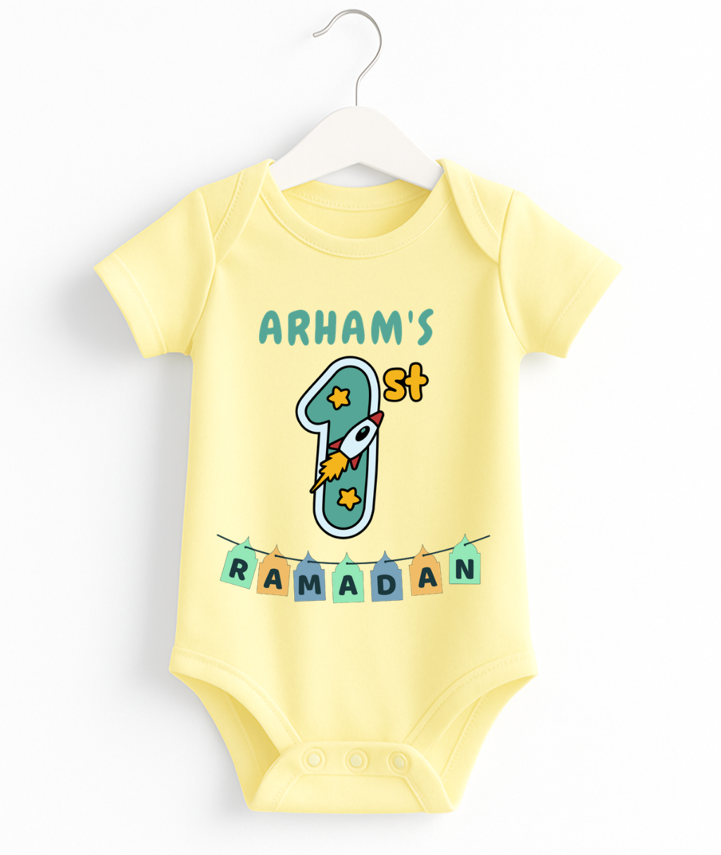 Customize Name 1st Ramadan Romper