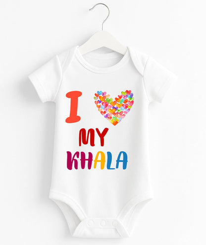 I Love My Khala Customize Baby Romper