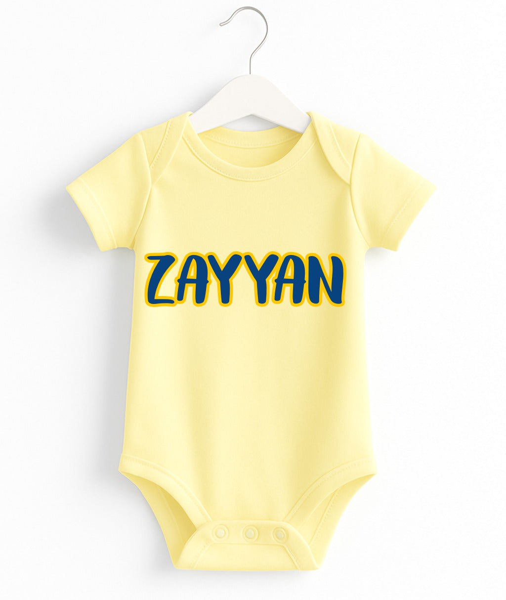 Customize Name Baby Romper