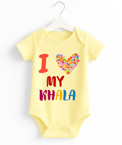 I Love My Khala Customize Baby Romper