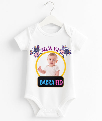 Custom Name And Pic Eid UL Adha Romper