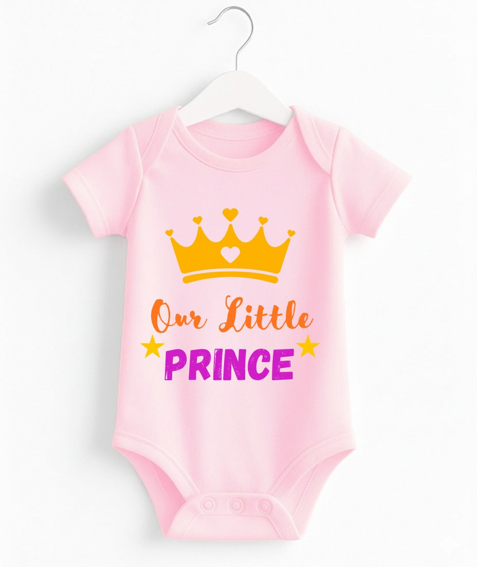 Our Little Prince Baby Boy Romper