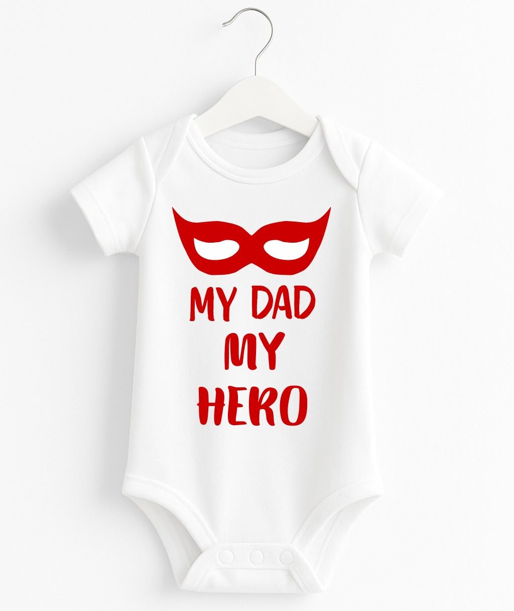 My Dad My Hero Customize Baby Romper