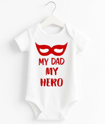 My Dad My Hero Customize Baby Romper