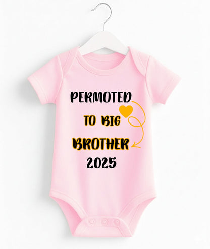Permoted To Big Brother Baby Romper