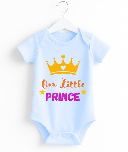 Our Little Prince Baby Boy Romper