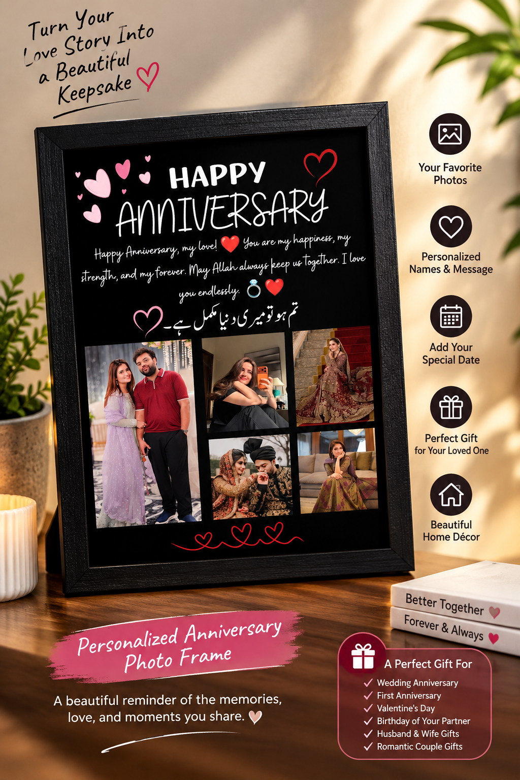 Personalized Anniversary Frame