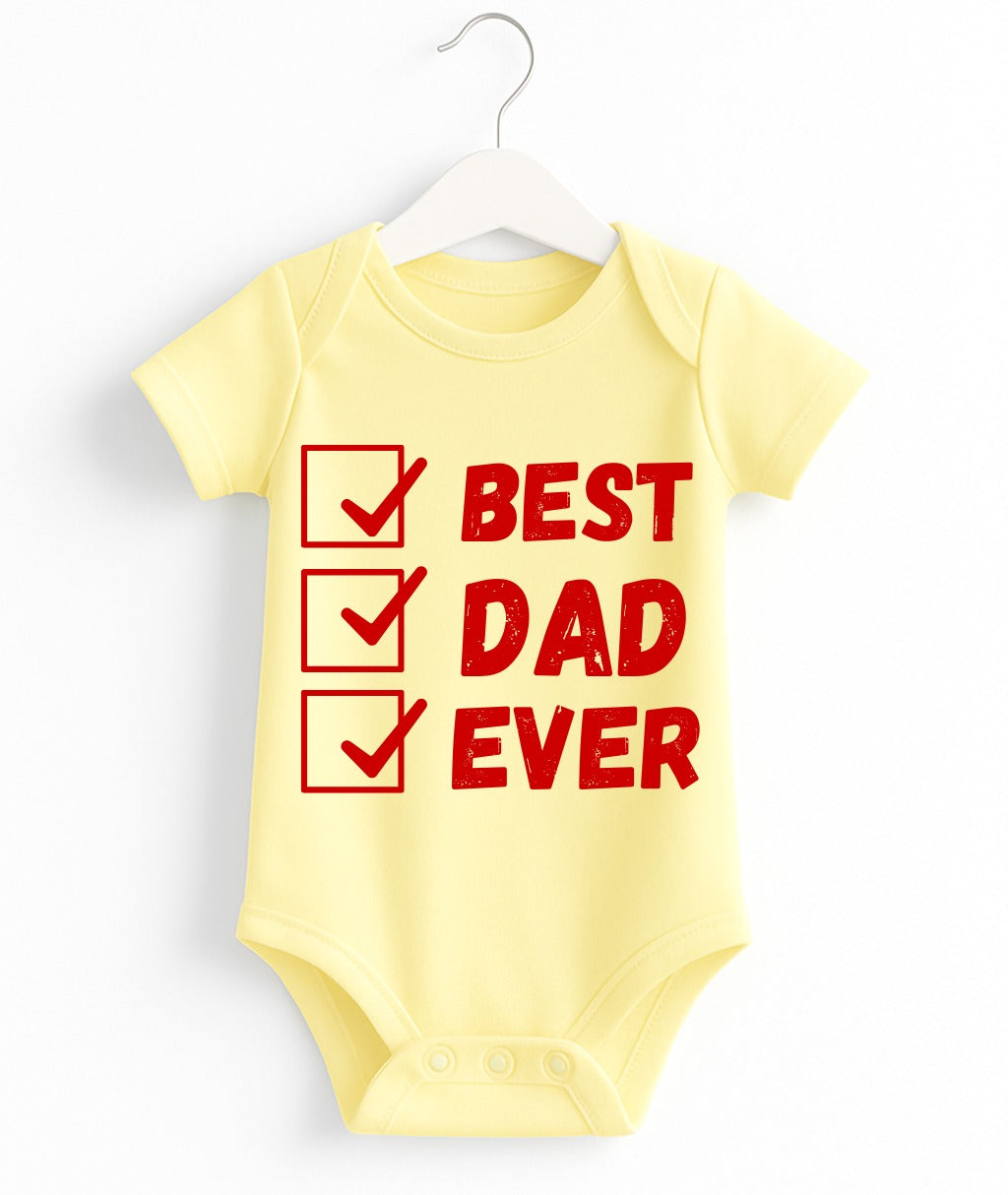 Best Dad Ever Baby Romper