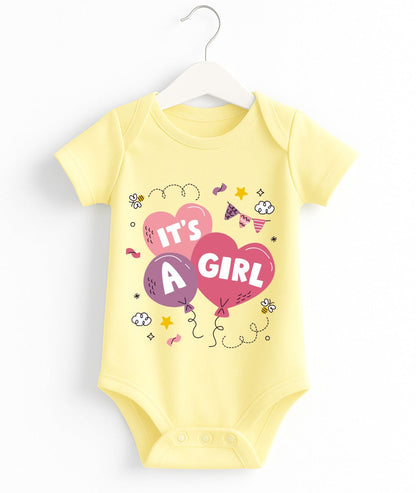 It's A Girl | Customize Baby Romper