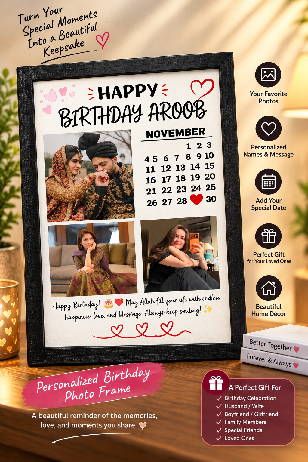 Personalized Birthday Frame