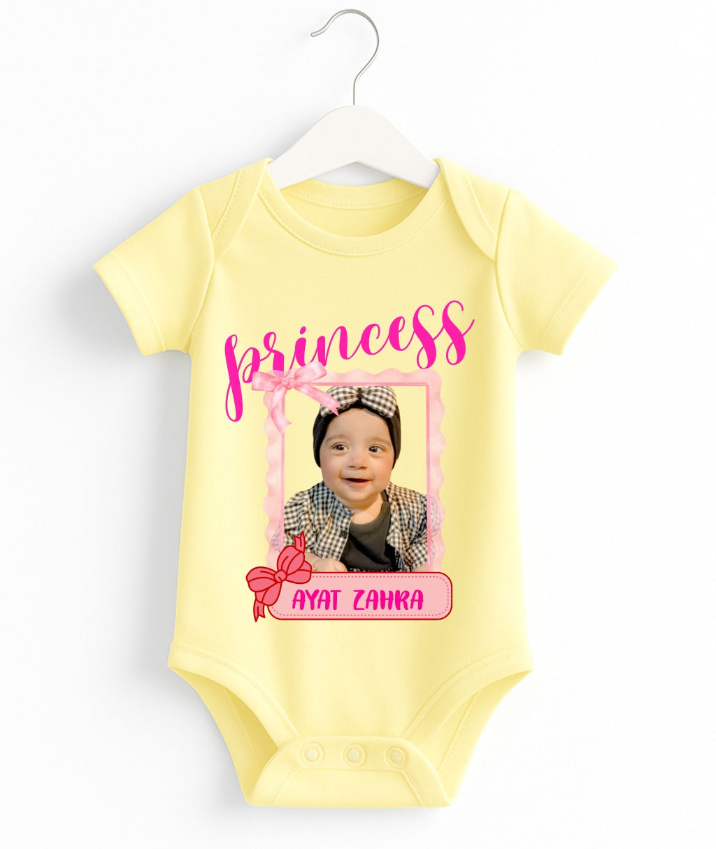 Custom Name And Pic Baby Romper