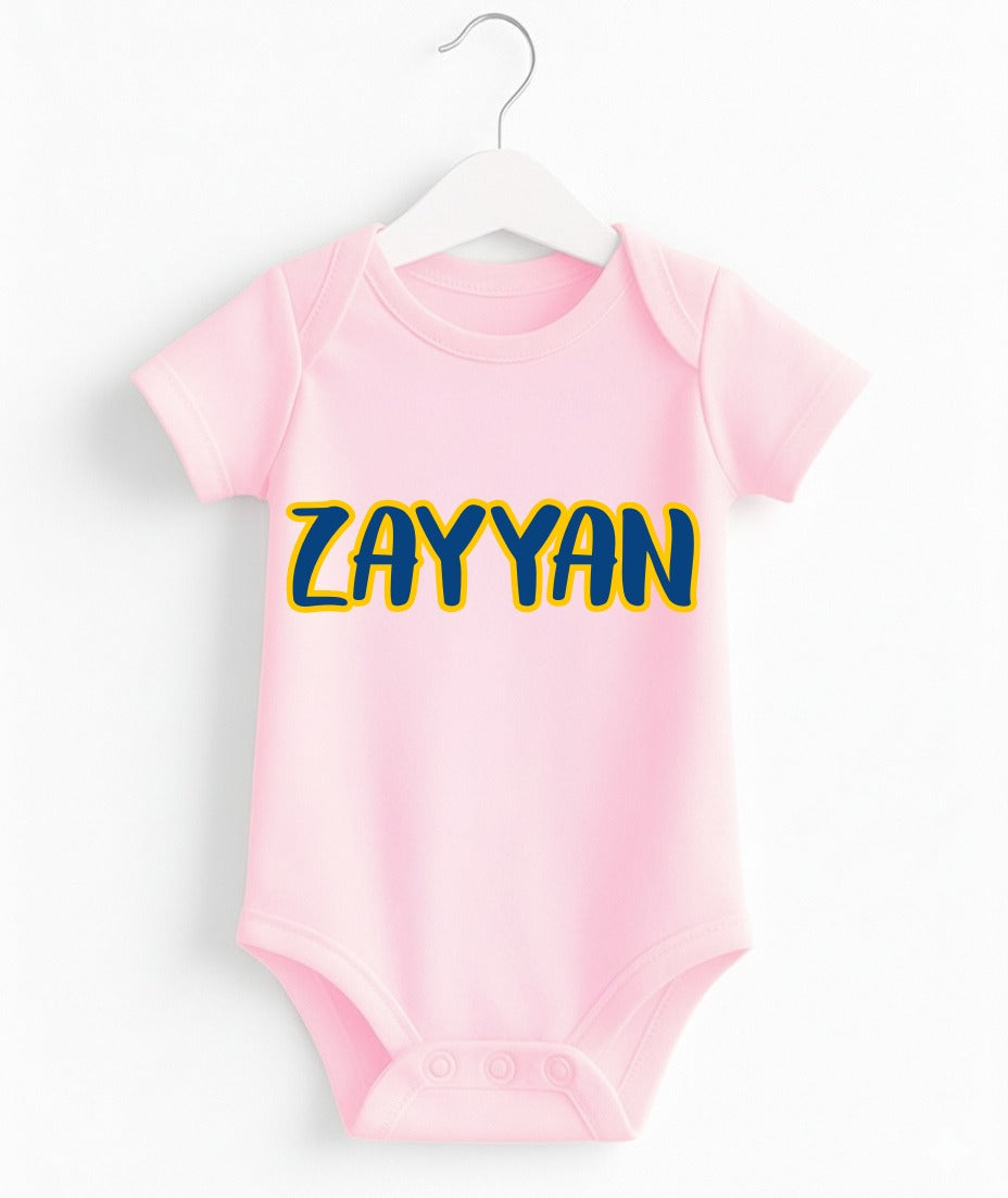 Customize Name Baby Romper