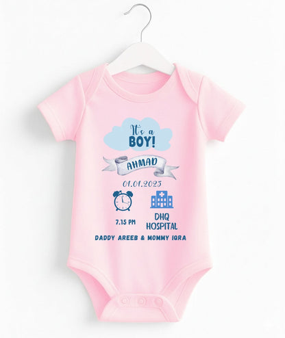 Customize Baby Boy Romper