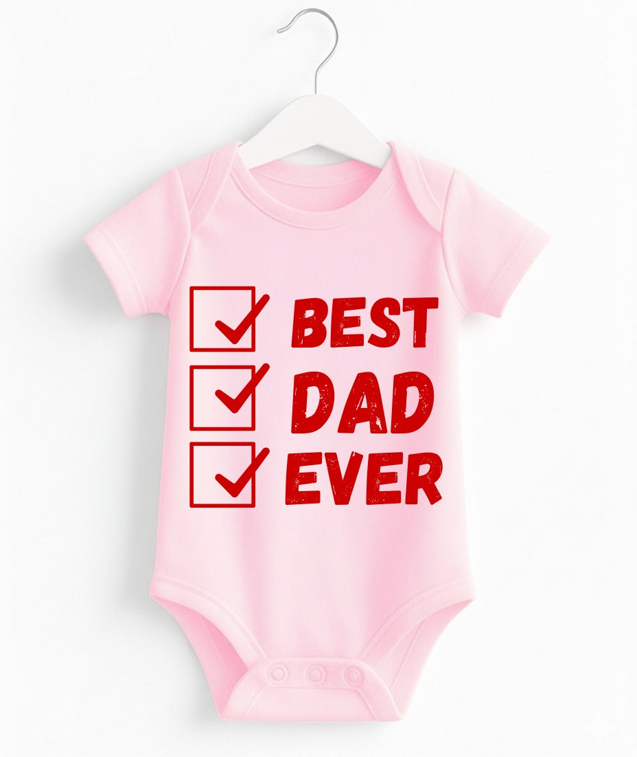 Best Dad Ever Baby Romper